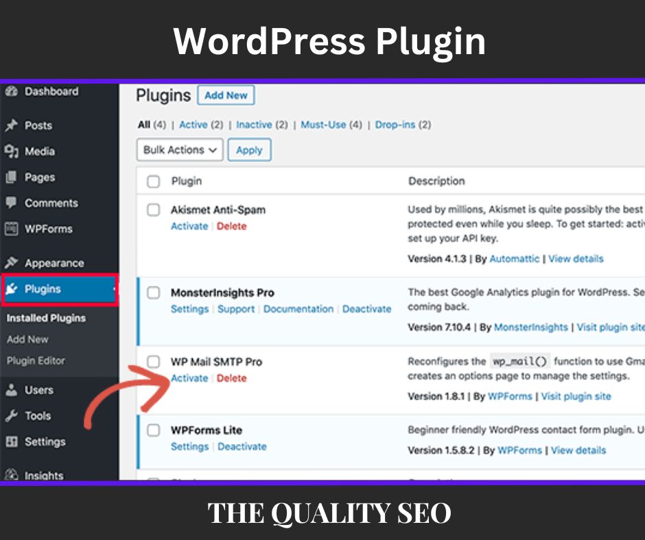 Install from WordPress Plugins Dashboard