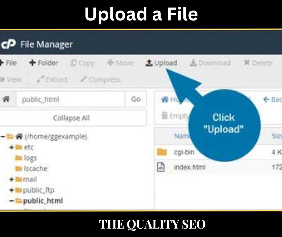 Upload a file