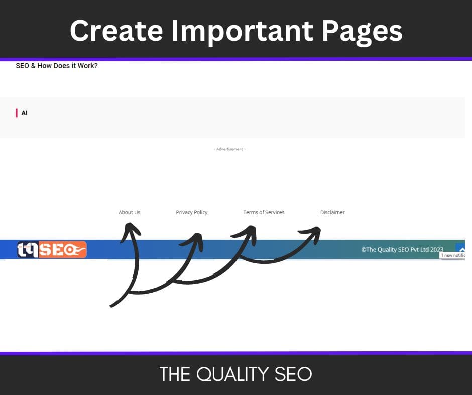 Create Important Page