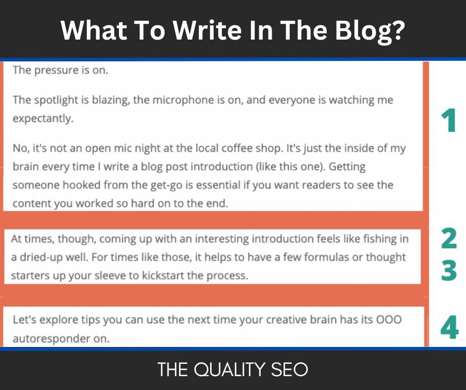 What To Write In The Blog?