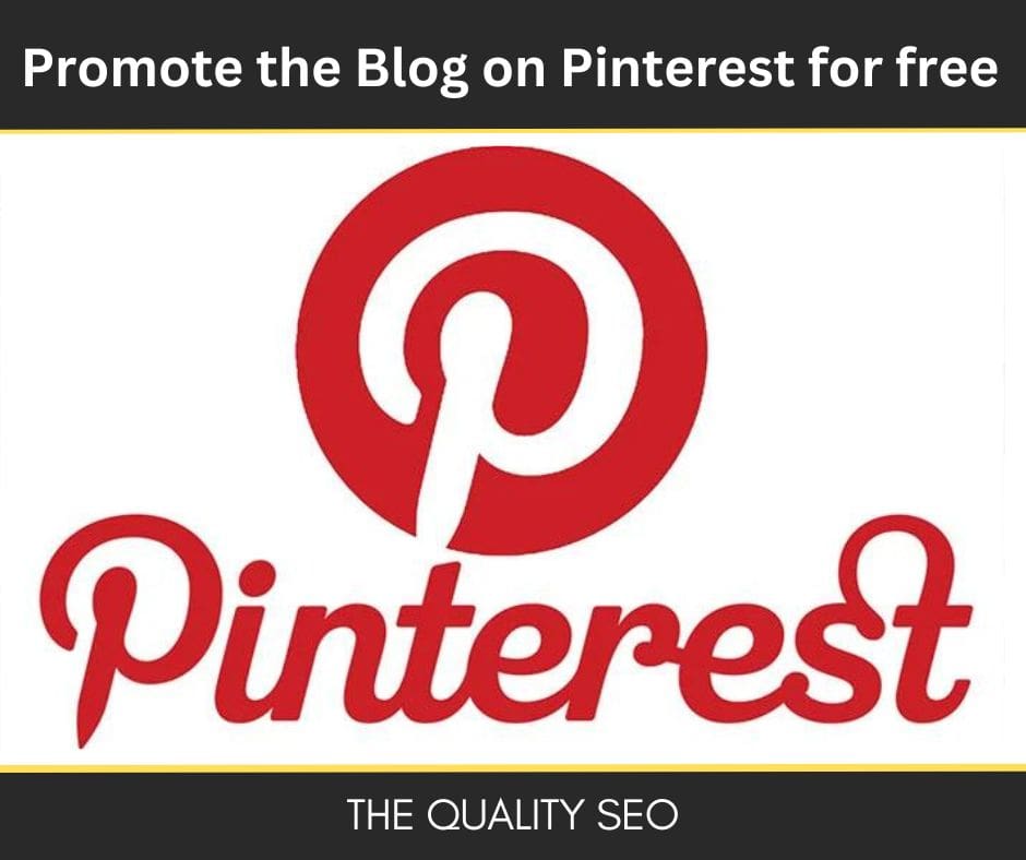 Promote the Blog on Pinterest for free