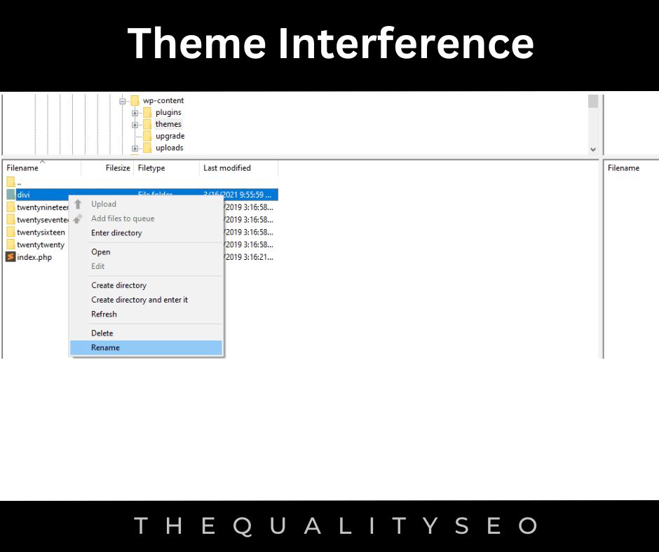 Theme Interference