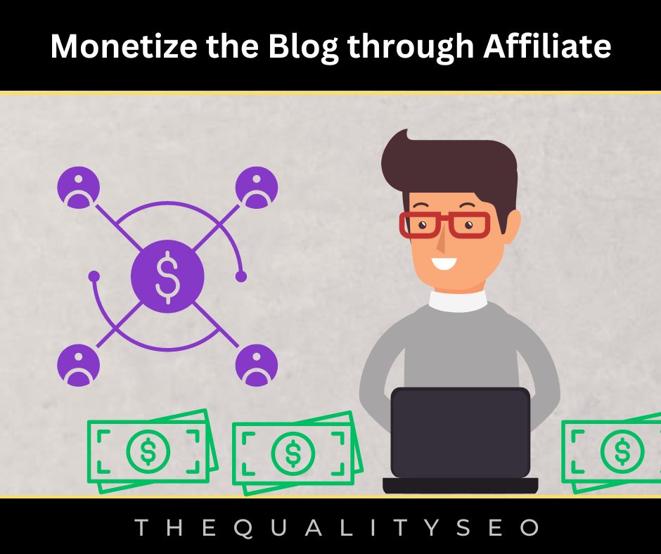 Monetize the Blog through Affiliate
