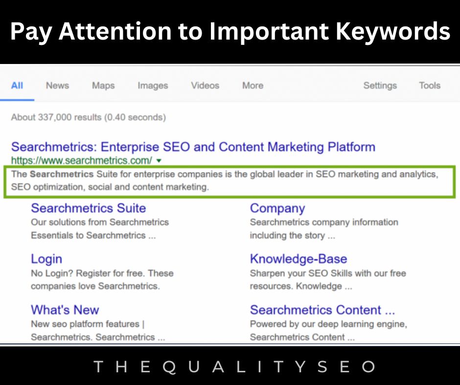 Pay Attention to Important Keywords