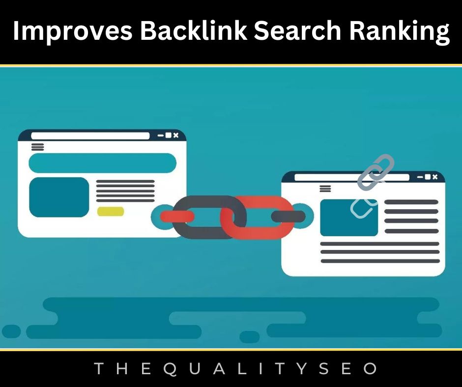 Improves Backlink Search Ranking