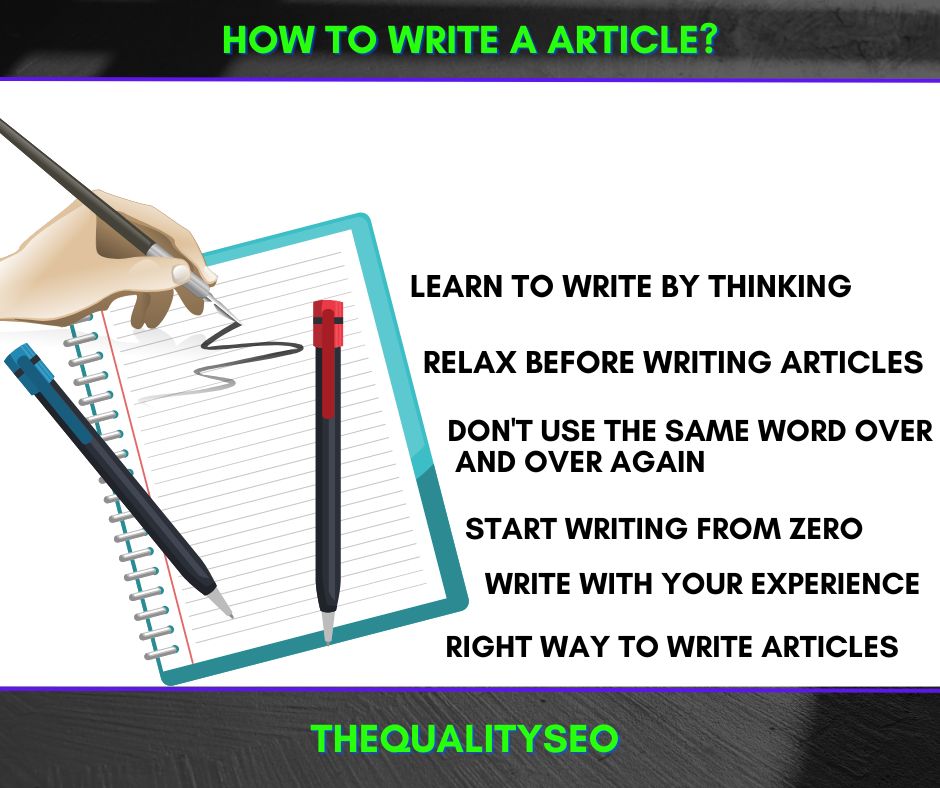 Right Way to Write Articles