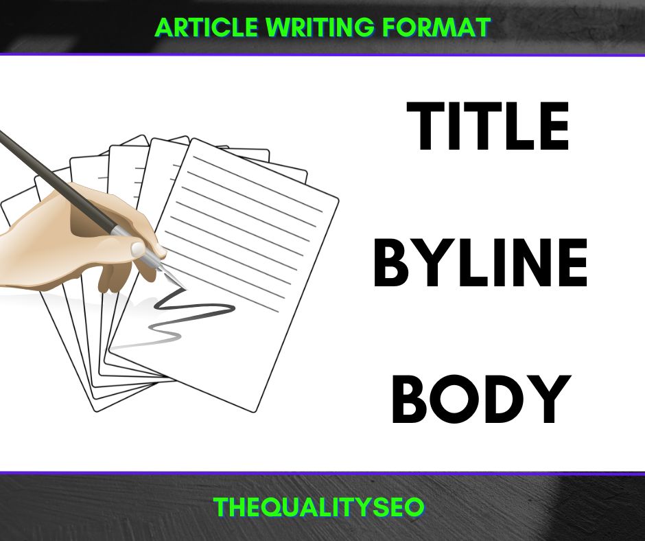 Article Writing Format