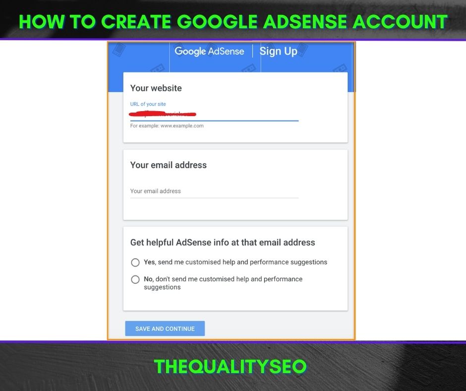 How to Create Google Adsense Account