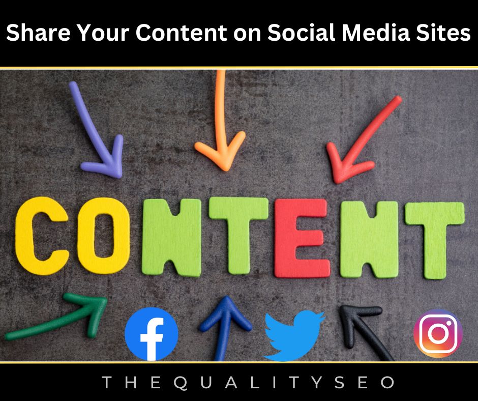 Share Your Content on Social Media Sites