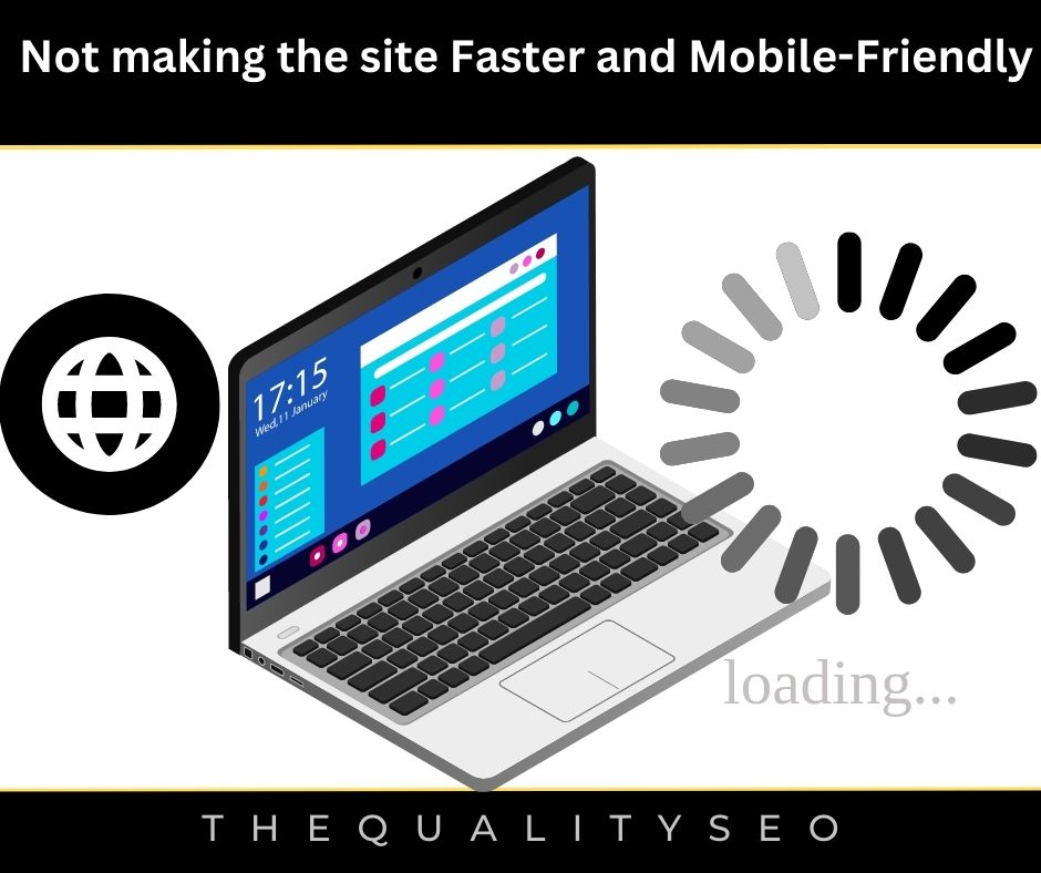 Not making the site Faster and Mobile-Friendly