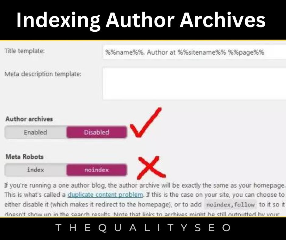 Indexing Author Archives