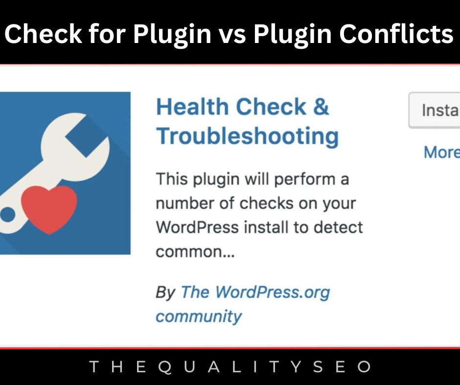 Check for Plugin vs Plugin Conflicts