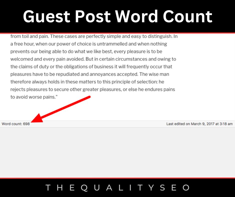Guest Post Word Count